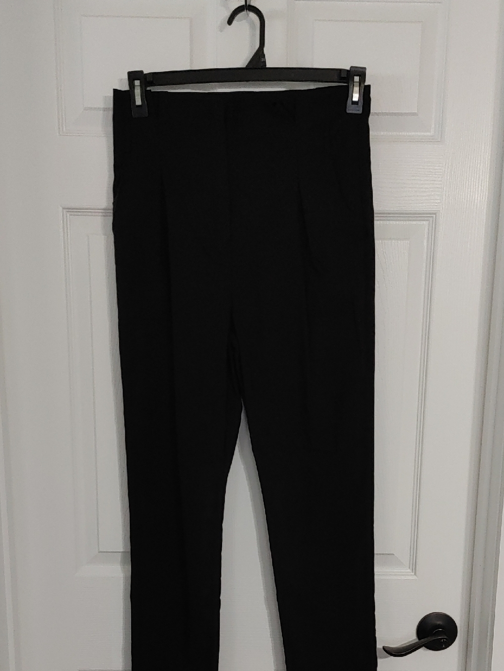 Windsor Black Women's Dress Pant Fits Sz 8-10 Gathered At Top Hem High Fit Waist - Picture 4 of 7
